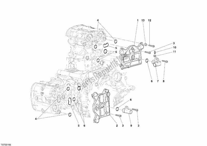 Wszystkie części do Nakrycia G? Owy Ducati Superbike 999 RS 2005